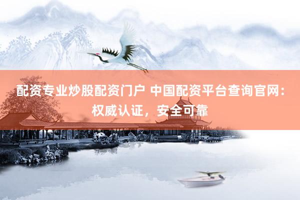 配资专业炒股配资门户 中国配资平台查询官网：权威认证，安全可靠